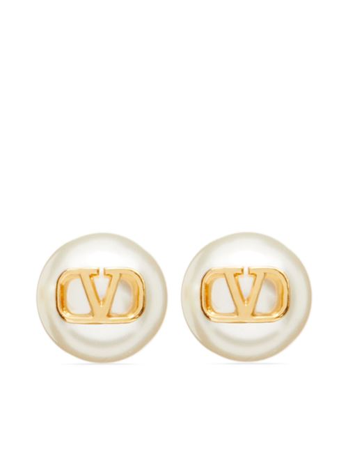 VLogo Signature Pearl Stud Earrings VALENTINO GARAVANI | 6W2J0E35UXM0O3